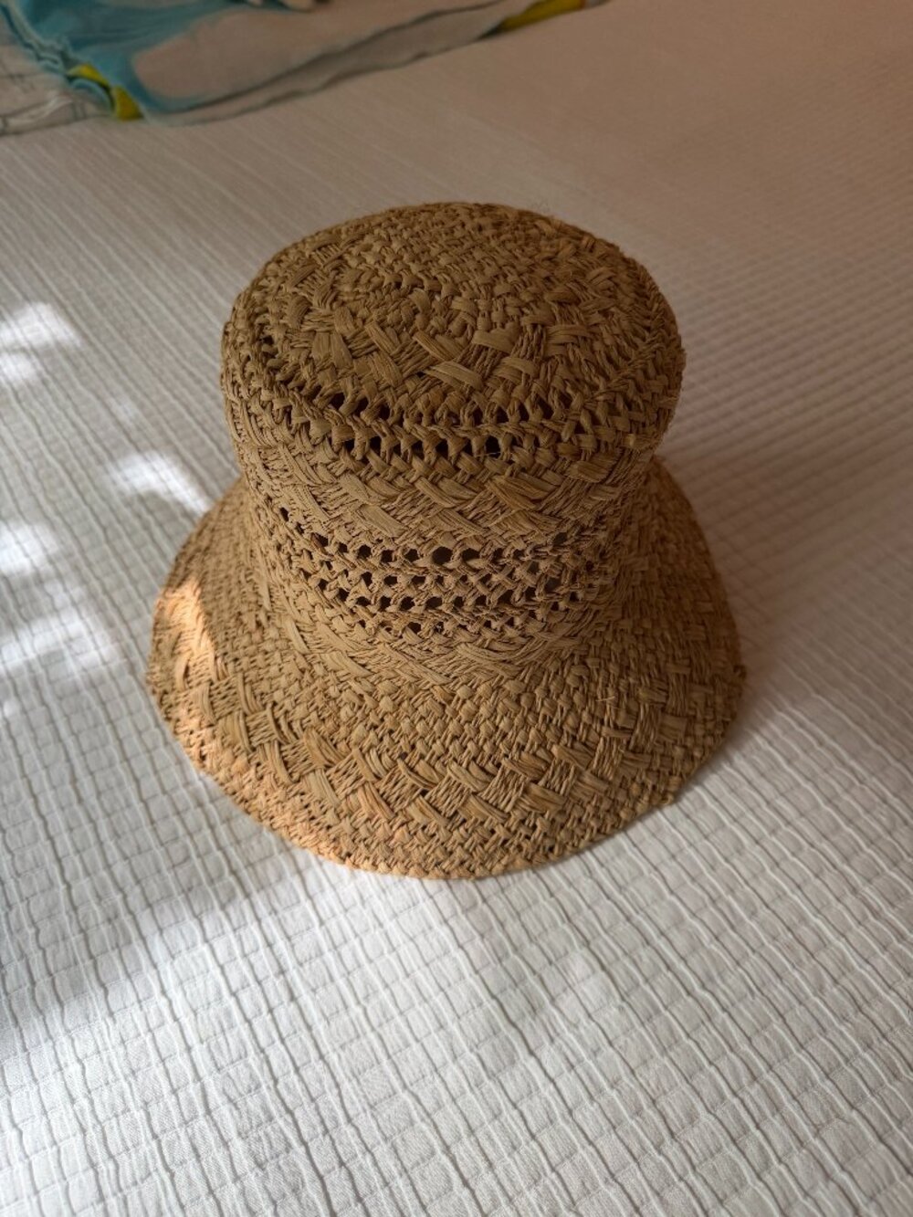 Inca Straw Bucket Hat from Lack of Color Size Medium